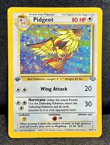 🔥Pidgeot Jungle „1. Edition“ 8/64 „Holo Rare“ MEISTERWERK Pokemon Schatz! - Bild 1 von 3