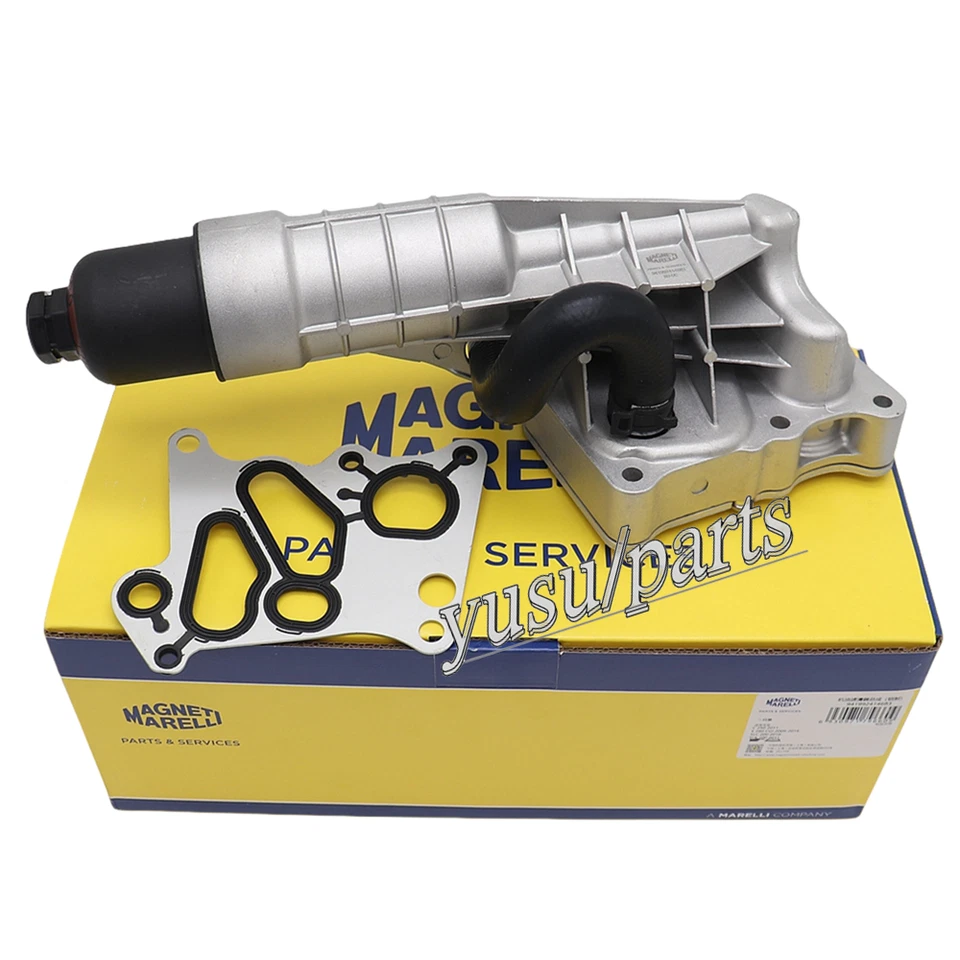 Carcasa de filtro de enfriador de aceite de motor Marelli OEM para Mercedes C250 W204 SLK250 R172 Foto 1 de 4