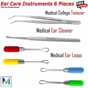 Ear Pick Loop Medical Earwax Cleaner Surgical Curettes Ear Cleaning Wax Removal - Picture 1 of 4