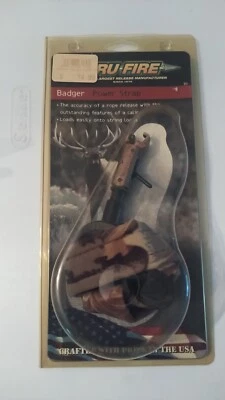 TRU-FIRE Badger Power Strap Archery Release Camo Bow Hunting New - Image 1 of 3