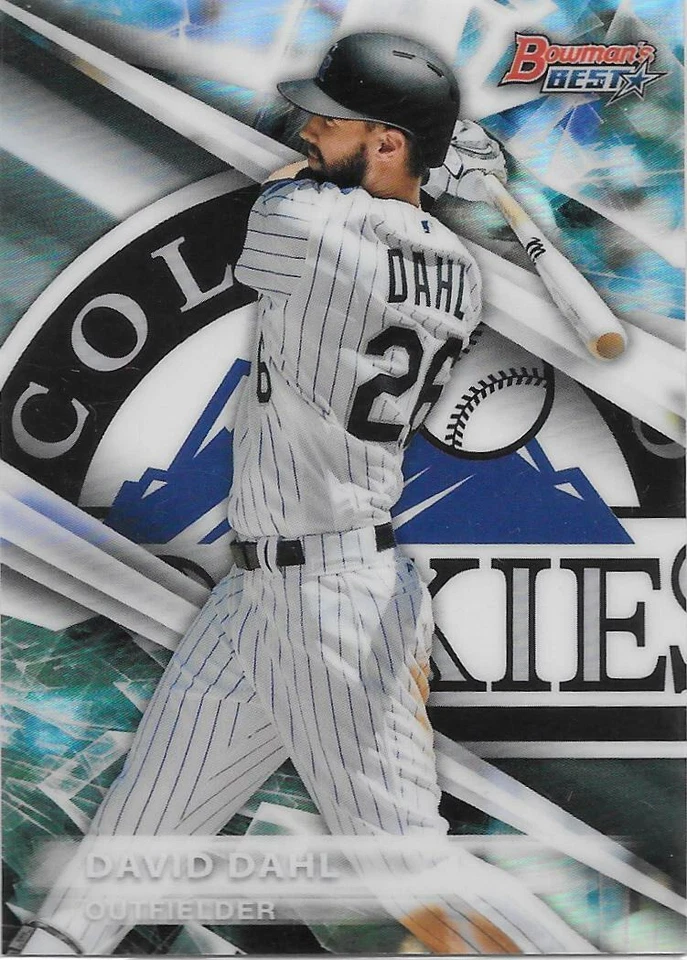 2016 Bowman Best  DAVID DAHL Top Prospect Refractor - COLORADO ROCKIES - #TP-32 - Image 1 of 1