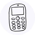 'Mobile Phone' Stickers (SK014943)