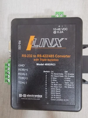 Lot 2 PCS - LINX RS 232 To RS-422/485 Converter with Triple Isolation - Image 1 of 4