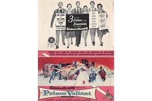 @ THE FILM WEEKLY July 1954 PRINCE VALIANT + 3 COINS IN A FOUNTAIN cinemascope - Picture 1 of 4