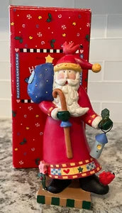 Patel Giftware Heart Felt Santa with Cardinals Figurine NIB - Picture 1 of 9
