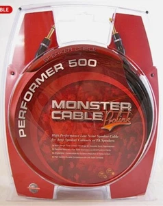 Xbox Monster Cable Prolink Performer 500 Speaker 1/4” Male Plugs Guitar Amp 40’ - Picture 1 of 2