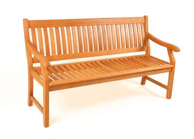 NEW JERSEY Gartenbank Holzbank Balkonbank Sitzbank Bank 2-Sitzer Parkbank Bank - Bild 1 von 2