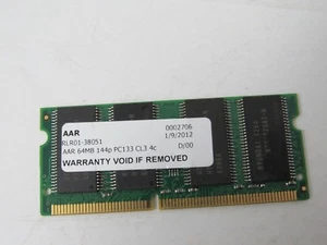AAR RLR01-38051 AAR 64MB 144P PC133 CL3 4C - Picture 1 of 3