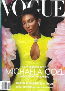 Vogue Magazine Michaela Coel Fashion Queen Elizabeth Thom Browne Beauty 2022 - Picture 1 of 12