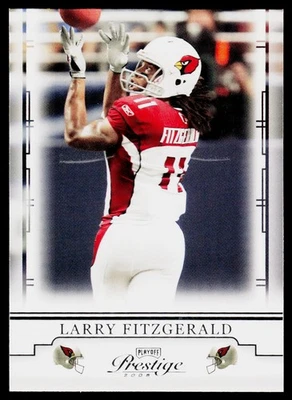 2008 Playoff Prestige Larry Fitzgerald #2 Arizona Cardinals FOOTBALL - Image 1 of 2