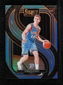 2024 Panini Select Premier Level Light Blue Prizm 61/299 Nikola Topic Rookie RC - Picture 1 of 3