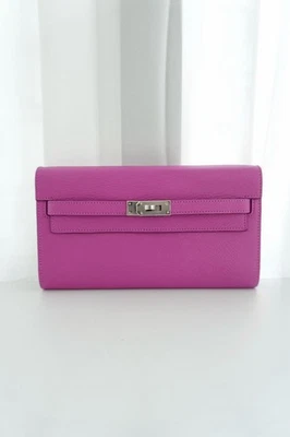 Auténtico Bolso Bandolera Cartera Kelly To Go Cuero Hermes Nata Epsom Foto 1 de 4