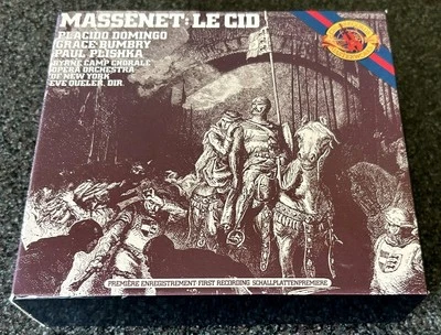 MASSENET-LE CID-CBS MASTERWORKS 2xCD 1989-QUELER/DOMINGO/BUMBRY/PLISHKA (M-/M/M) - Image 1 of 4