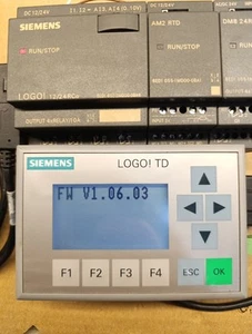 Plc Siemens LOGO! 24RC LogoTD 6ed1052-1hb00-0ba6 + AM2 DM8 - Imagen 1 de 3