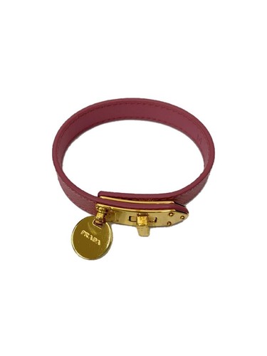 Bracciale PRADA pelle rosa donna 1IB109
