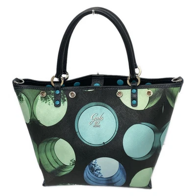 Auth GABS - Black Green Multi PVC Handbag - Image 1 of 4