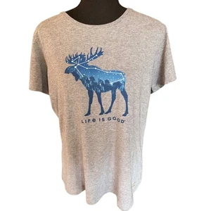 Camiseta Life Is Good Graphic Moose Constellation - Grande para mujer - Imagen 1 de 7