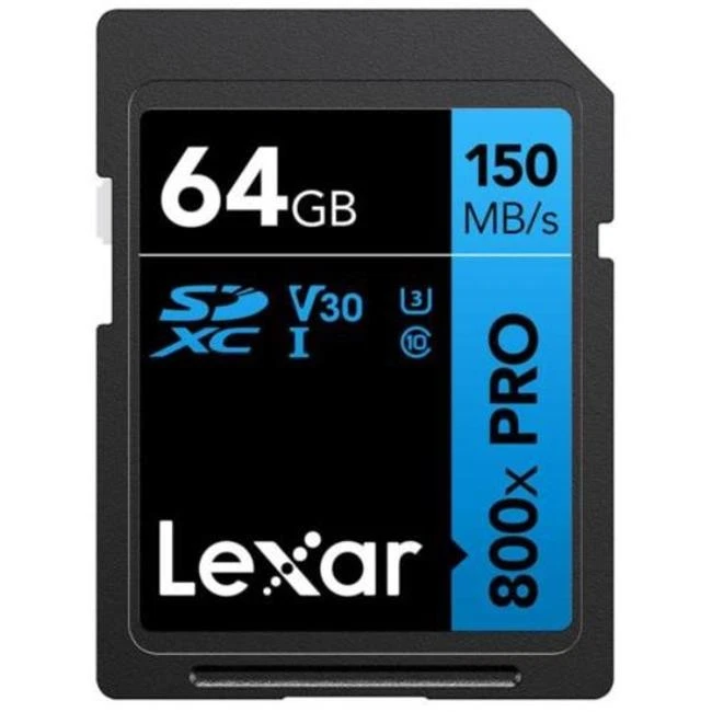 Lexar LSD0800P064G-BNNNU High-performance Sdxc Memory Card 800x Pro 64gb Class - Image 1 of 1