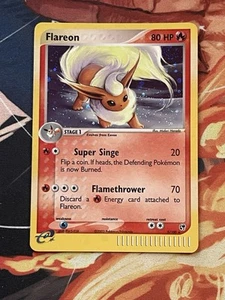 Flareon 5/100 Holo Rare EX Sandstorm E Series Pokemon Card - Picture 1 of 5