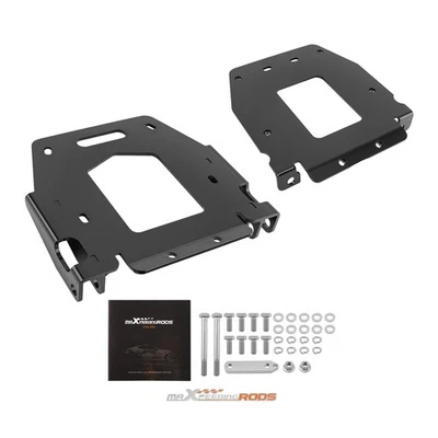 Front Mount Kit for Polaris RZR S 1000 2016-2018 Powder Coated Black Steel - Image 1 of 4