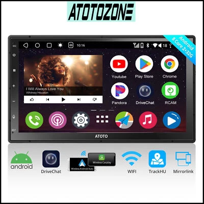 ATOTO A6PF 7" 2Din Android Autoradio Wireless Carplay Bluetooth FM BT GPS Navi - Bild 1 von 4