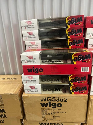 3 Wigo Europe Professional 1" Flat Iron / Ceramic TI 450  Far-Infrared 3 POUCHES - Image 1 of 3