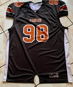 HERREN MIKE PATTERSON #98 RETRO PHILADELPHIA EAGLES SCHWARZ CHAMPRO TRIKOT 3XL - Bild 1 von 8