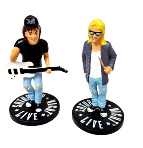 Wayne’s World SNL Saturday Night Live 1991 Wayne & Garth Action Figures - Picture 1 of 7