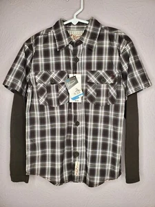 Penguin By Musingware Boys Long Sleeve Button Up Shirt Size 5/6 - Picture 1 of 6