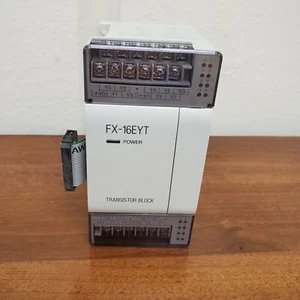 NEW!!! Mitsubishi Programmable Controller FX-16EYT-ESS/UL Transistor Block - Picture 1 of 4