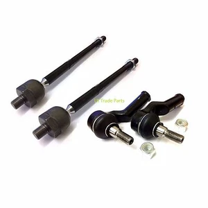 LAND ROVER FREELANDER 2 NEW FRONT INNER TIE RODS & TRACK ROD END BALL JOINTS KIT - Picture 1 of 1