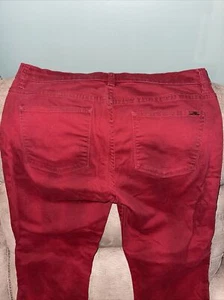 Ralph Lauren WOMEN’S Modern Straight Jeans Size 14x28 Red - Picture 1 of 6