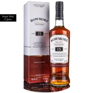 Bowmore 15 Jahre Single Malt Scotch Whisky 43% 0,7l Islay Schottland