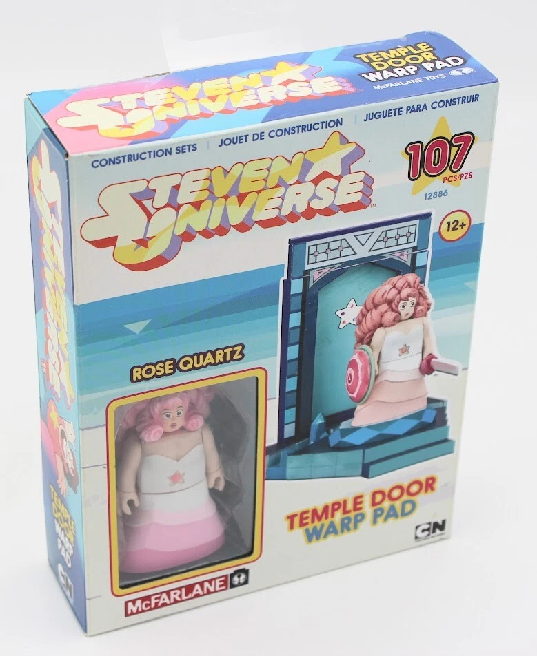 McFarlane Toys Steven Universe Rose Quartz Temple Door Warp Pad 107 PC Set