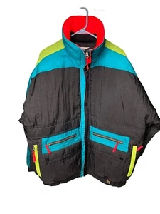 Helly Hansen Uomo Grande Colore Blocco Neve Sci Inverno Vintage Tasche Piena Cerniera - Foto 1 di 11