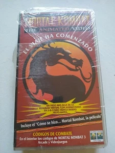 Mortal Kombat The Animated Video + Extras - VHS Cinta Español Nueva - Imagen 1 de 6