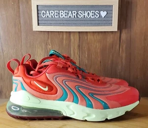 Nike Air Max 270 React Sneaker Shoes Pink/Volt Size 6.5Y /  Wmns 8 CD6870-601 - Picture 1 of 5