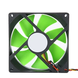 Green 3pin CPU Cooler Radiator Down-Shot 4 Brass Heatpipe General Computer F NEW - Afbeelding 1 van 11