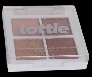 Lottie London Eyeshadow Quad Pressed Powder Palette THE ROSE GOLDS 0.12 oz - Picture 1 of 24