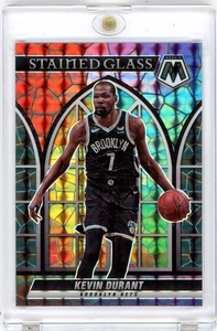 Kevin Durant 2021 Panini Mosaic Stained Glass #7 Brooklyn Nets - Picture 1 of 2