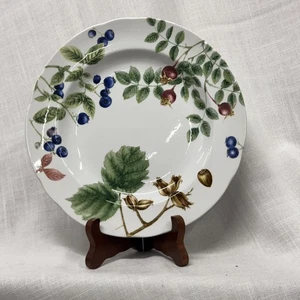 Spode Woodland Harvest Williams Sonoma English Floral 9" Dessert /Salad Plates - Picture 1 of 7