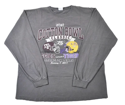 Camisa De Colección Texas A&M Aggies LSU Tigers Algodón Cuenco Talla X-Grande Foto 1 de 3