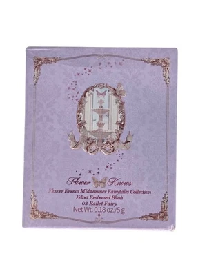 Flower Knows Midsummer Fairytales Collection Velvet Embossed Blush Ballet Fairy - Image 1 of 4
