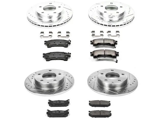 Front and Rear Brake Pad and Rotor Kit For 93-97 Ford Mazda Probe 626 MX6 JS68J5 - Imagem 1 de 1