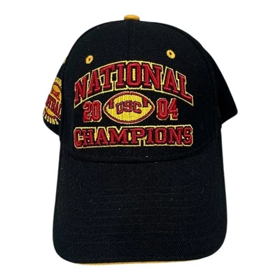 USC Trojans National Champions 2004 Zephyr Hat Cap Football Black - Image 1 of 4