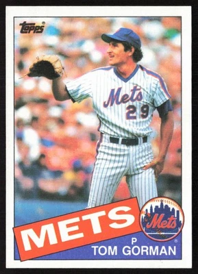 1985 Topps Tom Gorman #53 New York Mets - Image 1 of 2