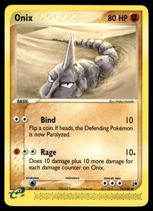 Pokemon Onix 71 Common EX Battle Stadium - Imagen 1 de 2