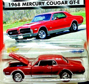 Johnny Lightning Muscle Cars U.S.A. Red 1968 Mercury Cougar GT-E 2001 MFG   G4 - Picture 1 of 4