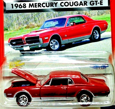 Johnny Lightning Muscle Cars U.S.A. Red 1968 Mercury Cougar GT-E 2001 MFG   G4 - Image 1 of 4