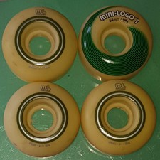 POWELL / MINI LOGO - Skateboard Wheels - 54mm / 99a & 101a - Mix Graphic Set